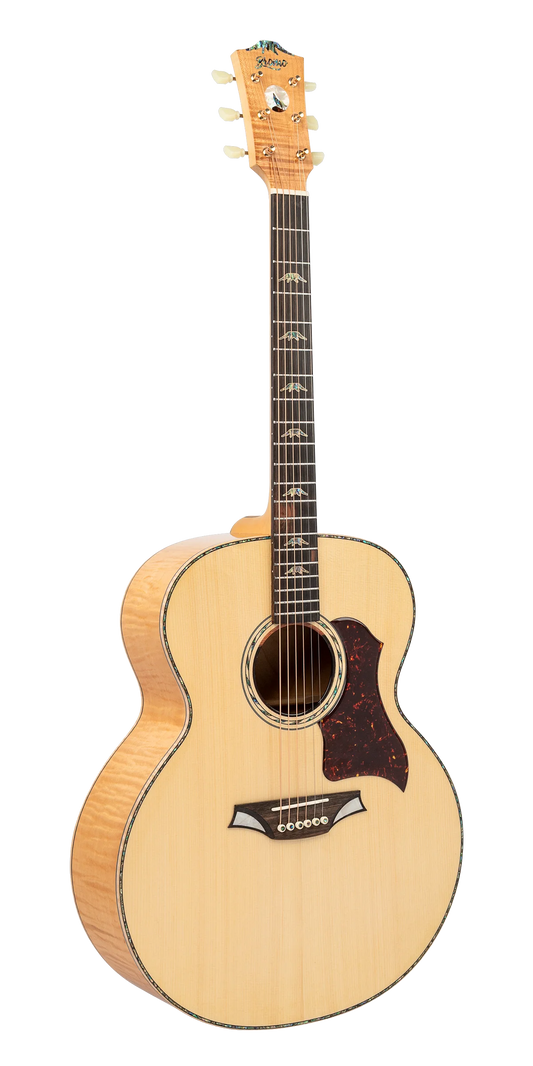 Bromo BAN7E Denali Jumbo Acoustic-Electric Guitar - full instrument