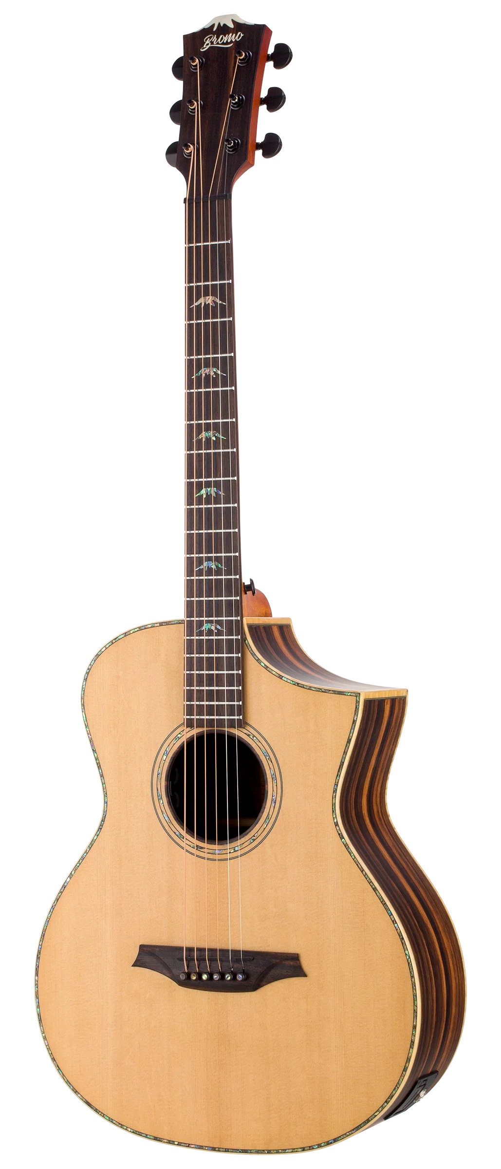 Bromo BAR5CE Concert Cutaway Acoustic-Electric Guitar - detail 2