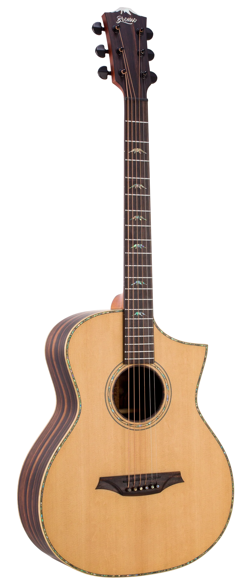 Bromo BAR5CE Concert Cutaway Acoustic-Electric Guitar - full instrument