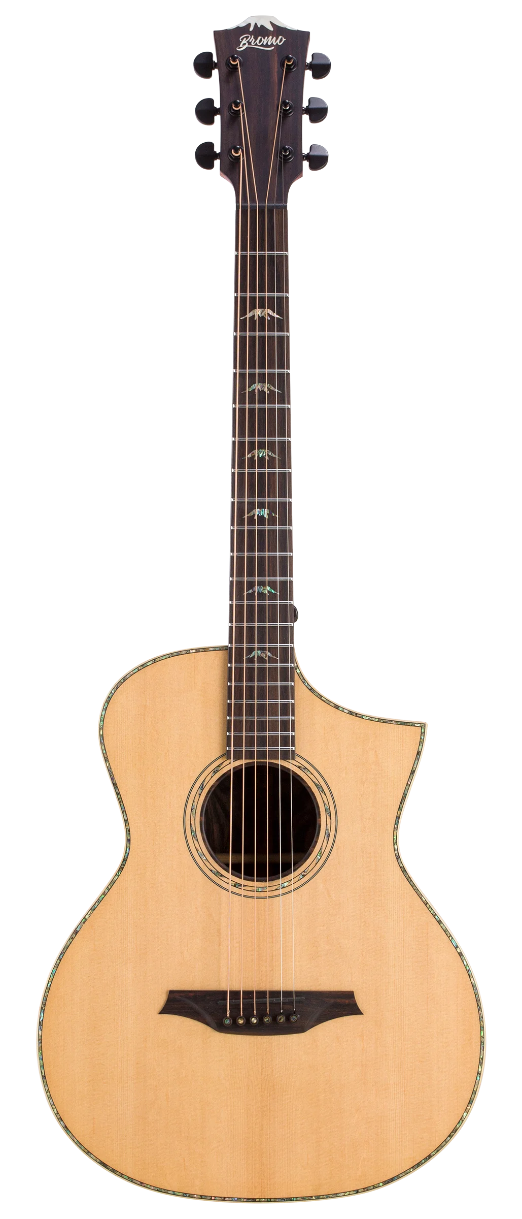 Bromo BAR5CE Concert Cutaway Acoustic-Electric Guitar - detail 1