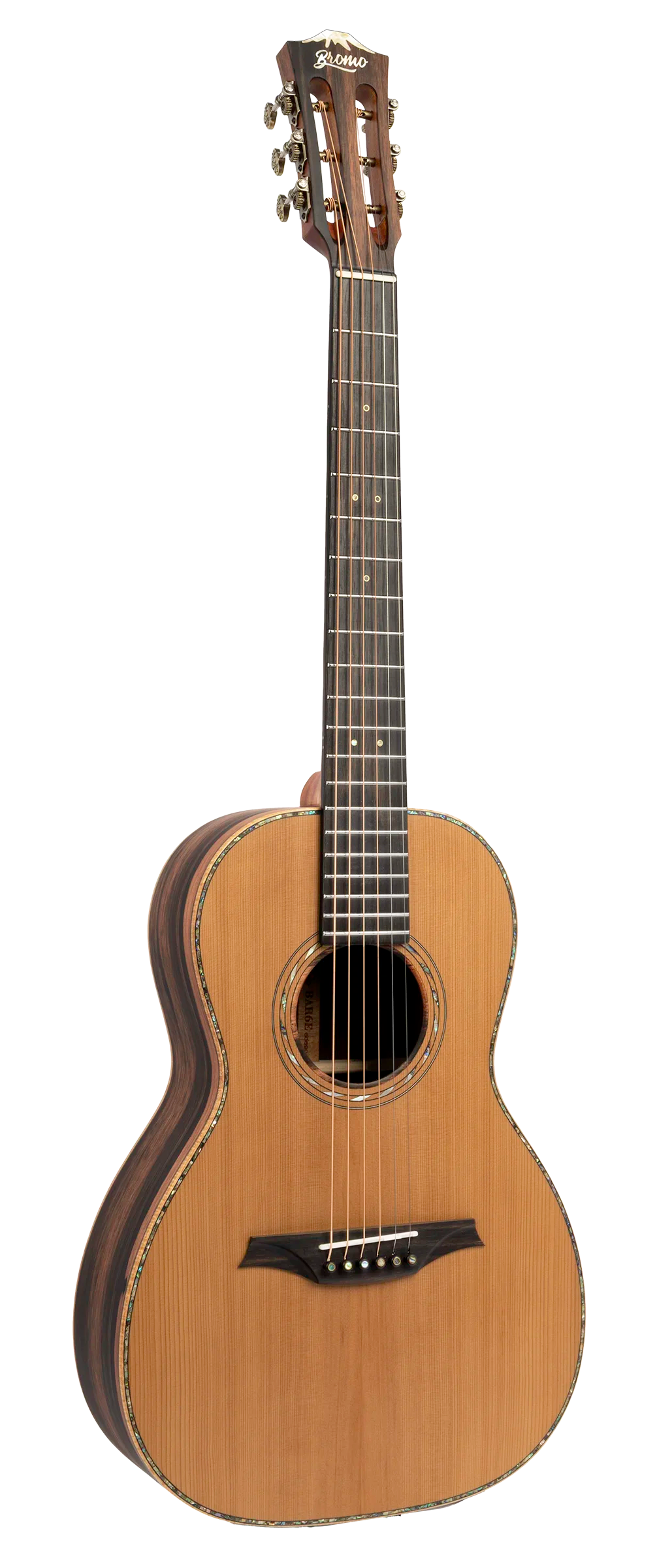 Bromo BAR6E Parlour Acoustic-Electric Guitar - full instrument