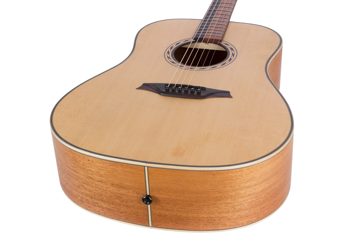 Bromo BAT1 Dreadnought Acoustic Guitar - detail 5