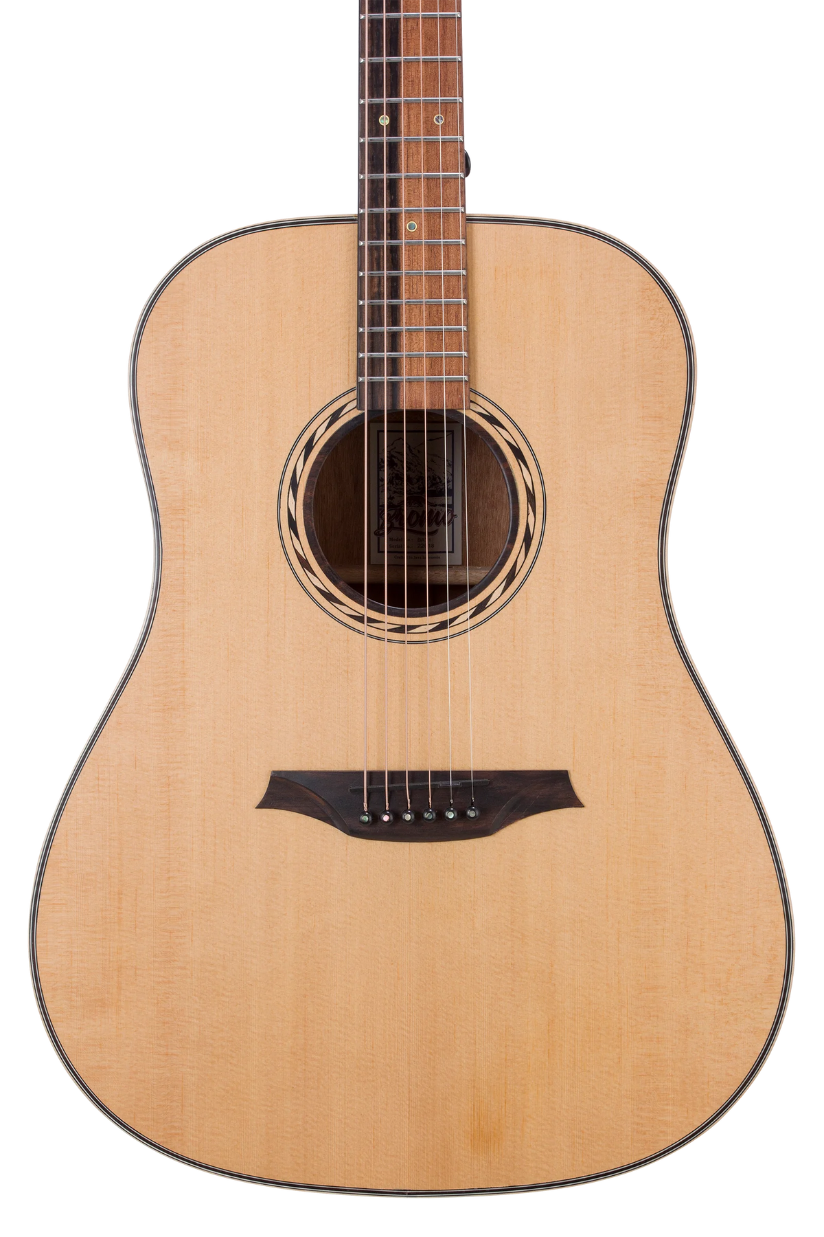 Bromo BAT1 Dreadnought Acoustic Guitar - detail 6