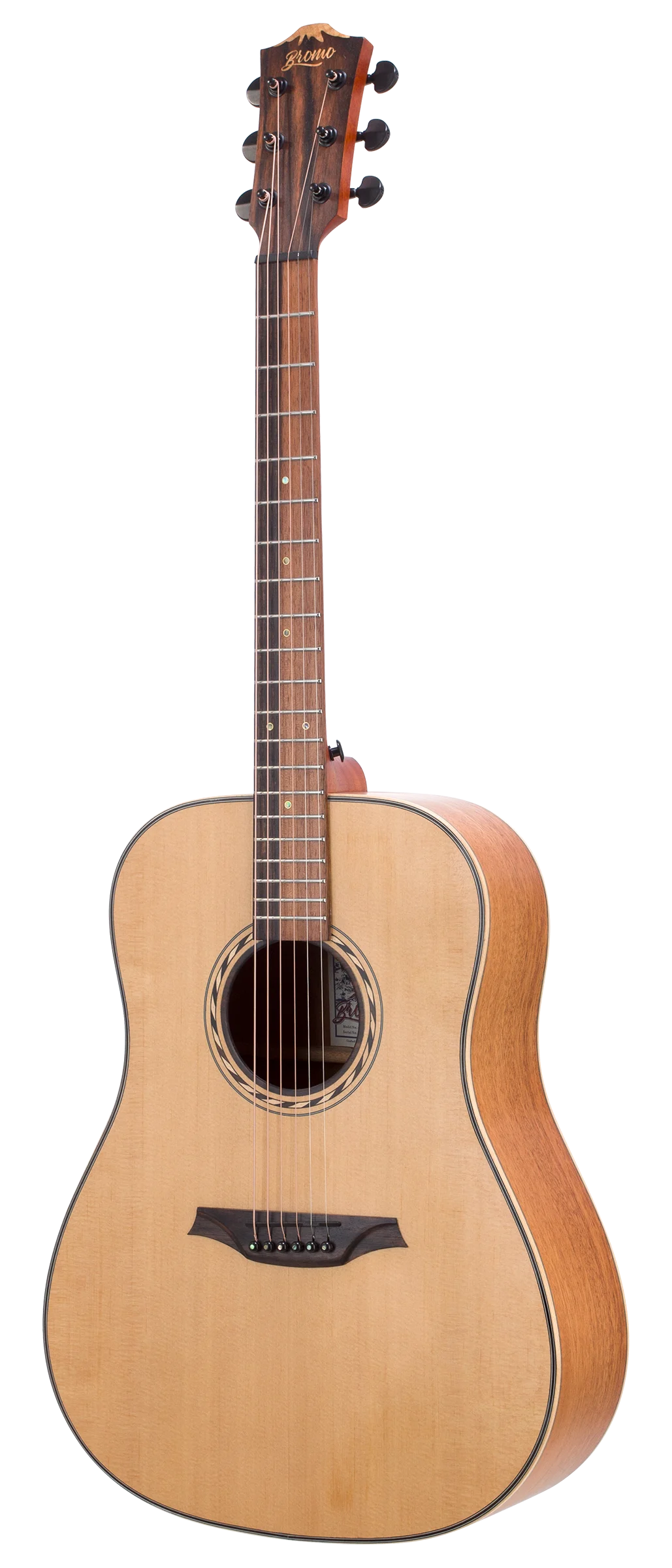 Bromo BAT1 Dreadnought Acoustic Guitar - detail 2