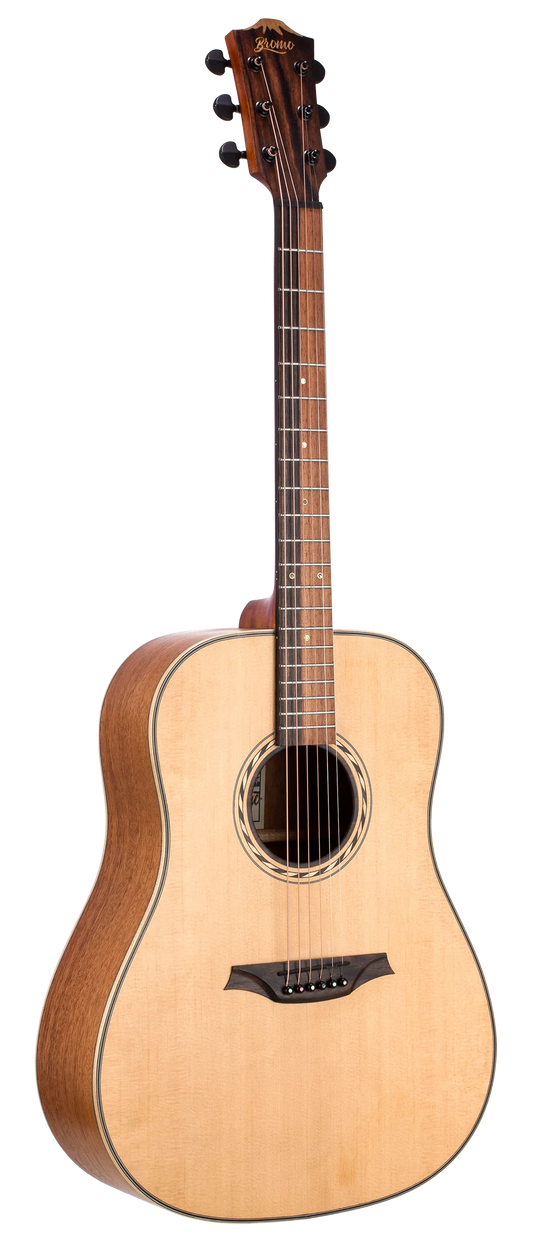 Bromo BAT1 Dreadnought Acoustic Guitar - full instrument