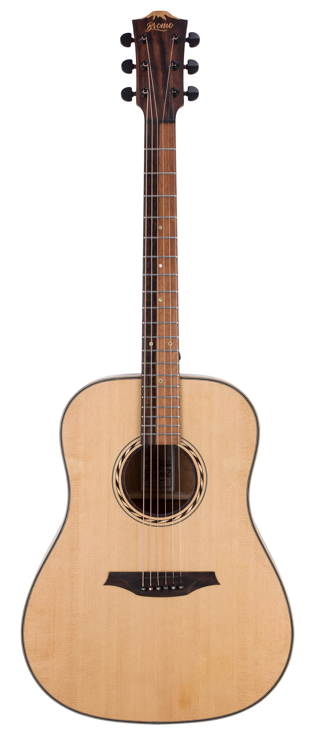 Bromo BAT1 Dreadnought Acoustic Guitar - detail 1