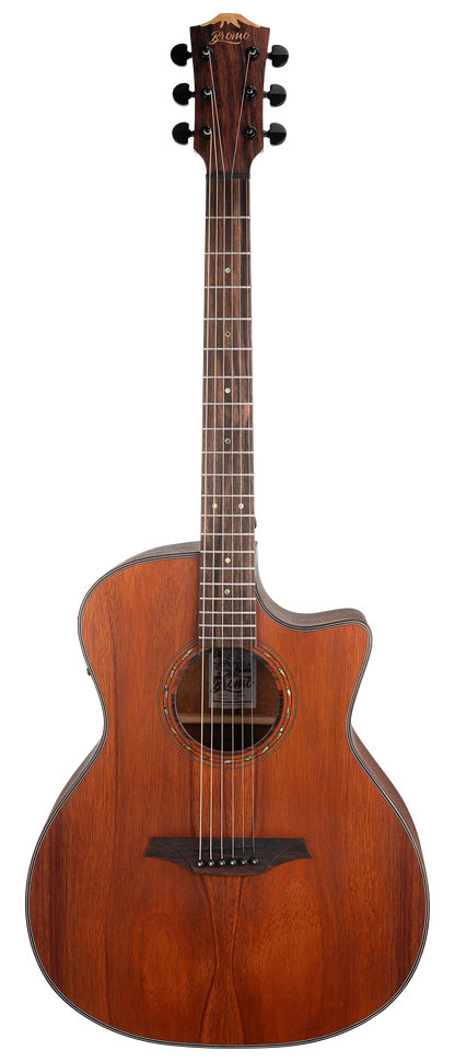 Bromo BAT2MCE Grand Auditorium Cutaway Acoustic-Electric Guitar - detail 1