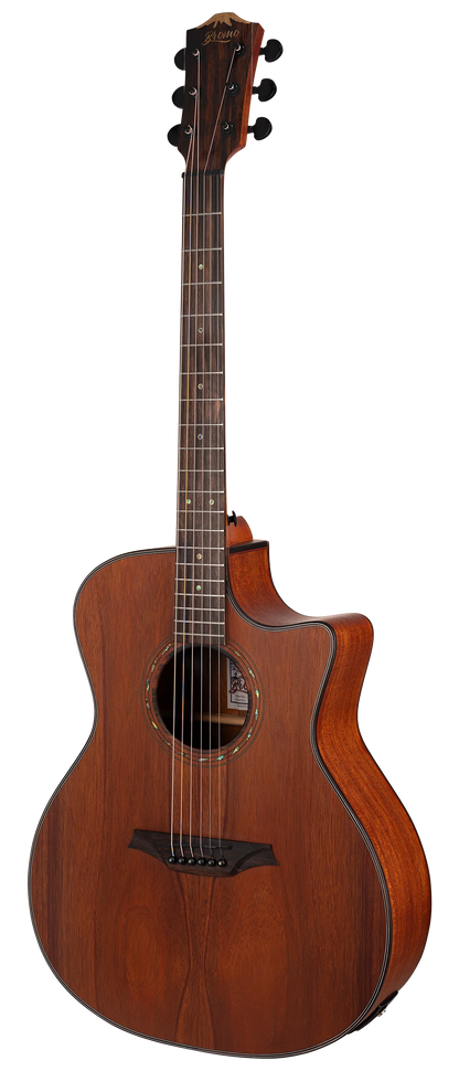 Bromo BAT2MCE Grand Auditorium Cutaway Acoustic-Electric Guitar - detail 2
