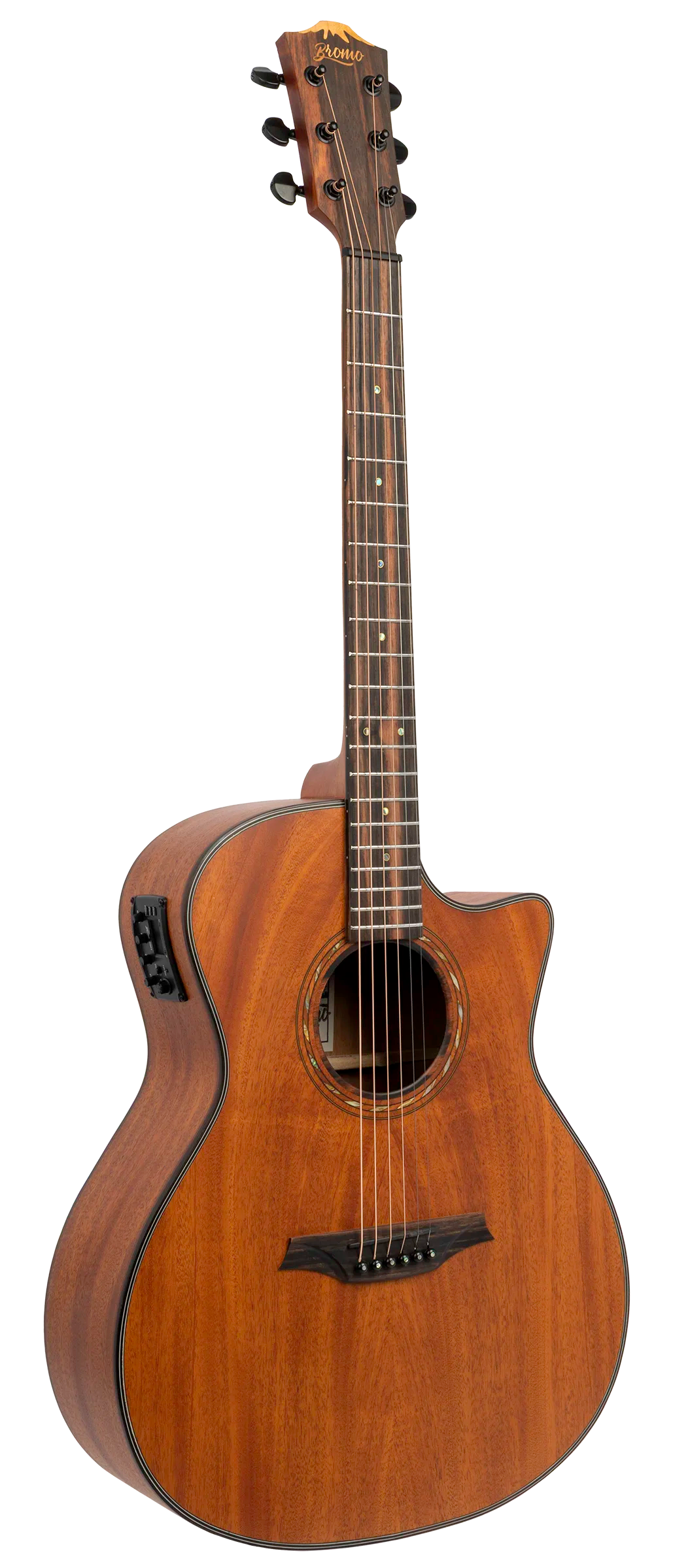 Bromo BAT2MCE Grand Auditorium Cutaway Acoustic-Electric Guitar - full instrument