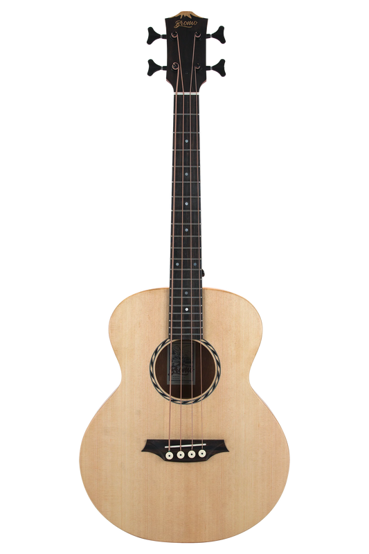 Bromo BAT8E Mini Jumbo Acoustic-Electric Bass - detail 1