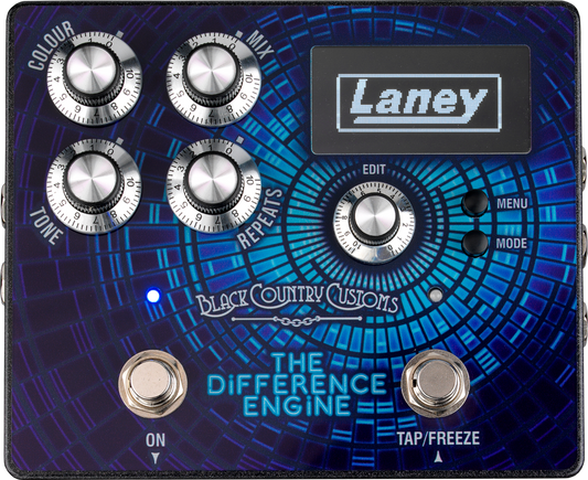 Laney Black Country Customs BCC-TDE The Difference Engine stereo delay pedal