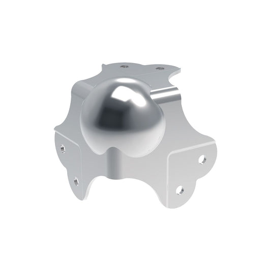PENN Elcom C1991Z Heavy-Duty Ball Corner – 30mm Offset, Zinc-Plated (Single)