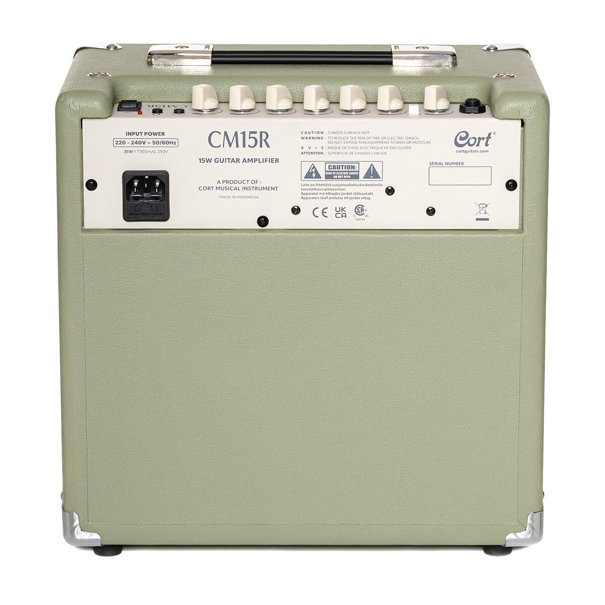 Cort CM15R 15w Amplifier Pastel Green