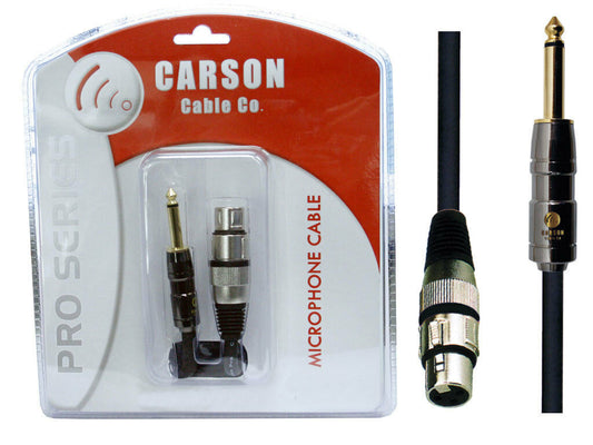 Carson Microphone Cable Professional Heavy Duty XL