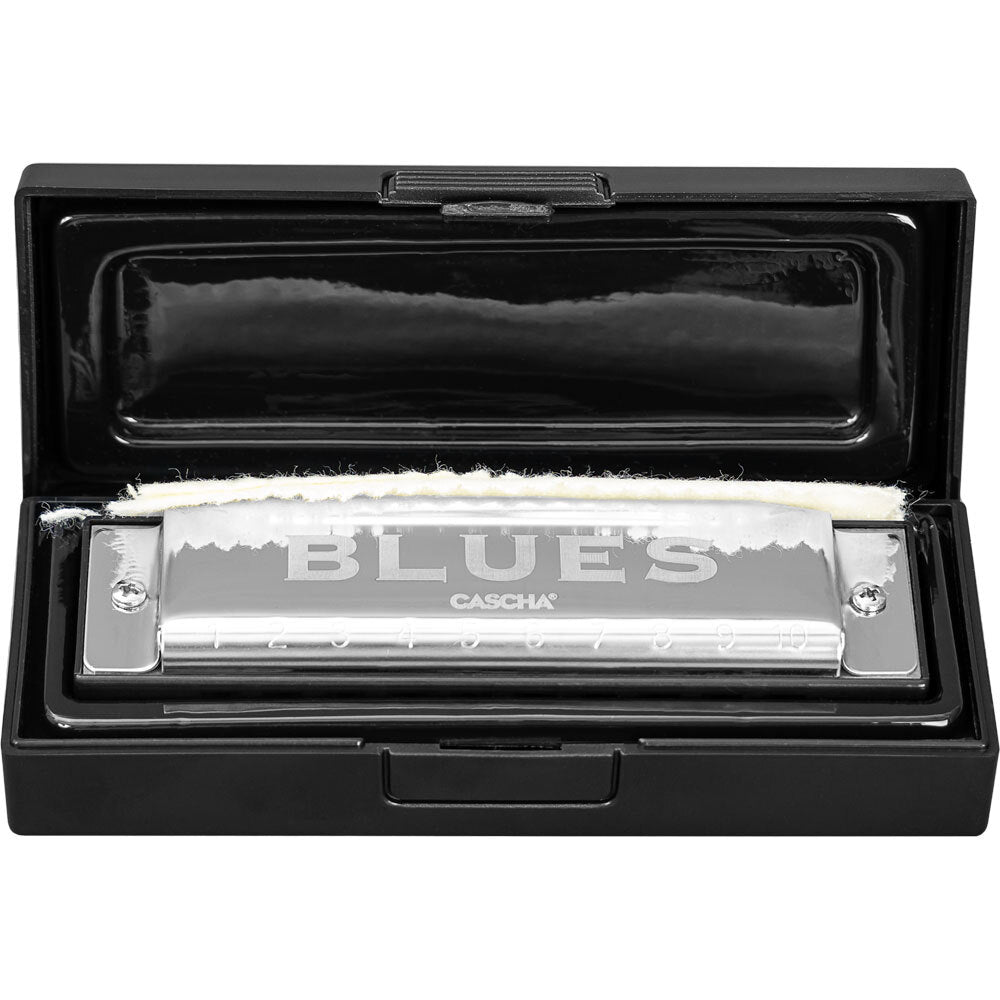Cascha Blues Harmonica Key of C with Case