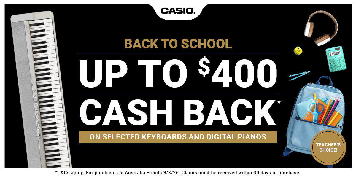 Back to School - Casio Cashback