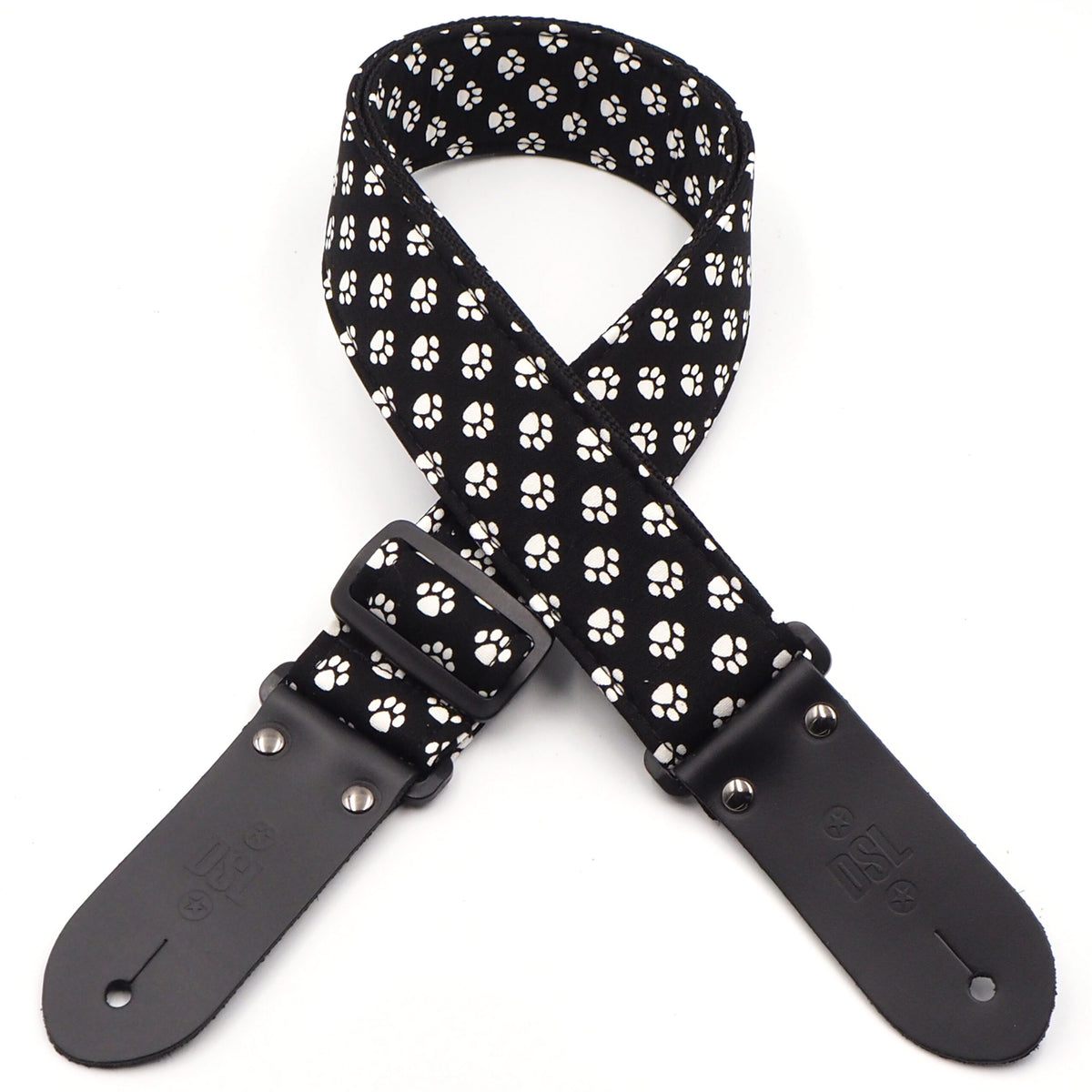 DSL 2 in Printed Fabric Guitar Strap Paw
