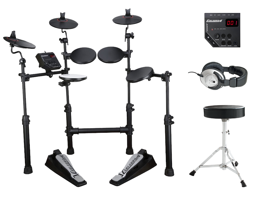 Carlsbro CSD100P 5 Piece Electronic Drum Kit Package