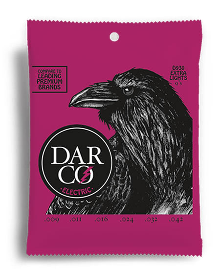 Darco Electric Guitar Extra Light Gauge String Set (9-42)