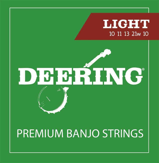 Deering Banjo Strings Light 10-11-13-21W-10 - full instrument