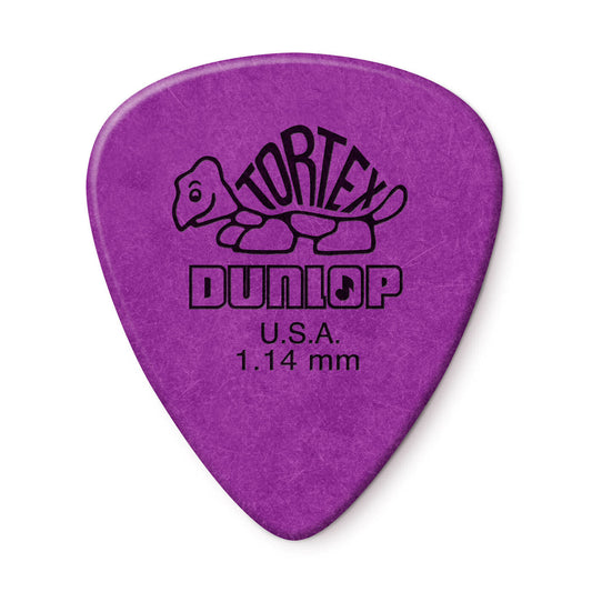Jim Dunlop 1.14mm Tortex Standard Guitar Pick – Purple (Single)