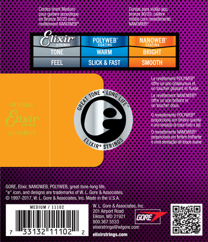 Elixir 11102 Nanoweb 80/20   Medium 13-56