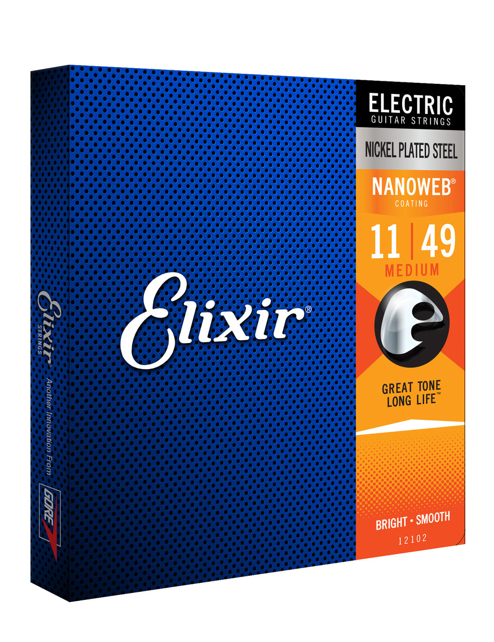 Elixir 12102 Nanoweb Electric Medium 11-49