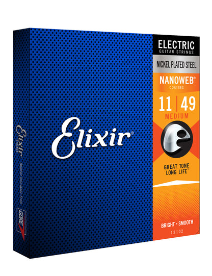 Elixir 12102 Nanoweb Electric Medium 11-49