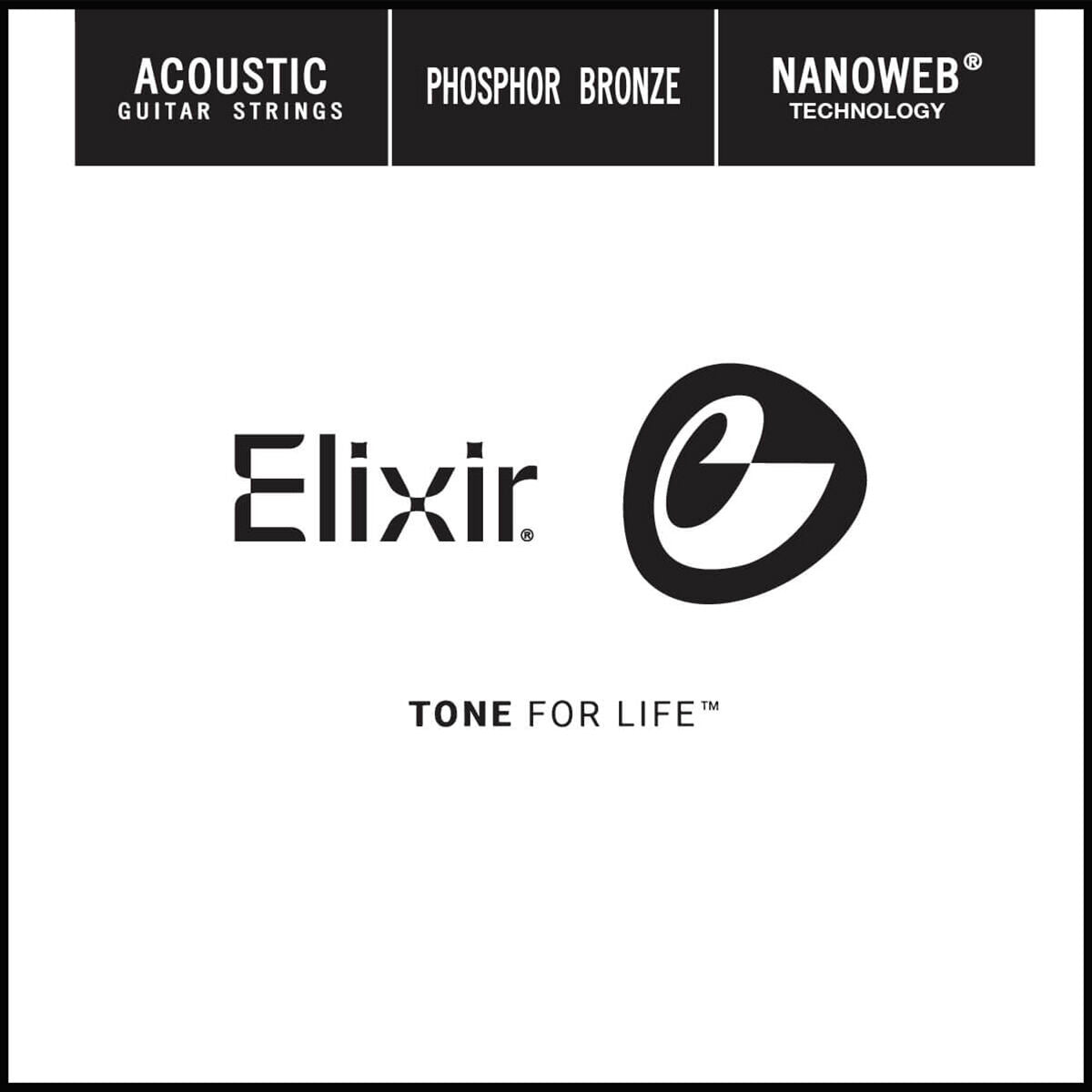 Elixir 14124 Nanoweb Single .024 Phosphor Bronze