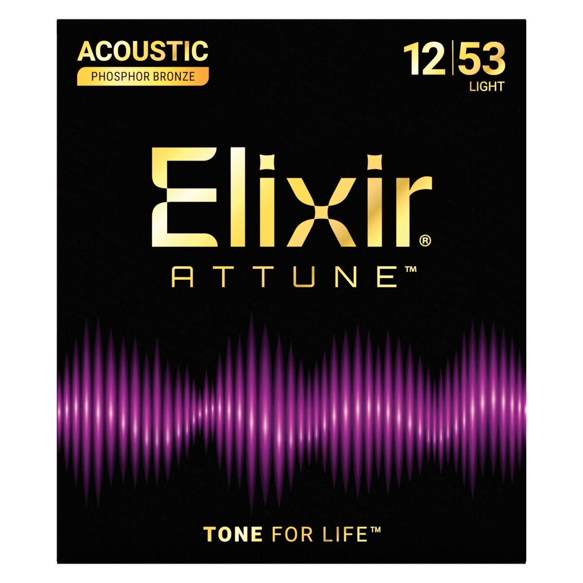 Elixir Attune Phosphor Bronze Light 12-53 [E21052]