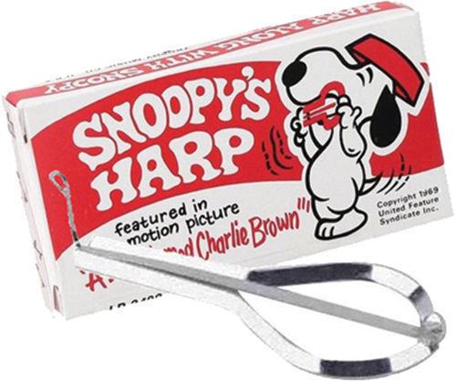 SNOOPY JAW HARP Nickel Plated Steel