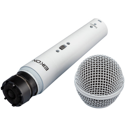Eikon Vocal Dynamic White Microphone with Cable [EDM800WH]