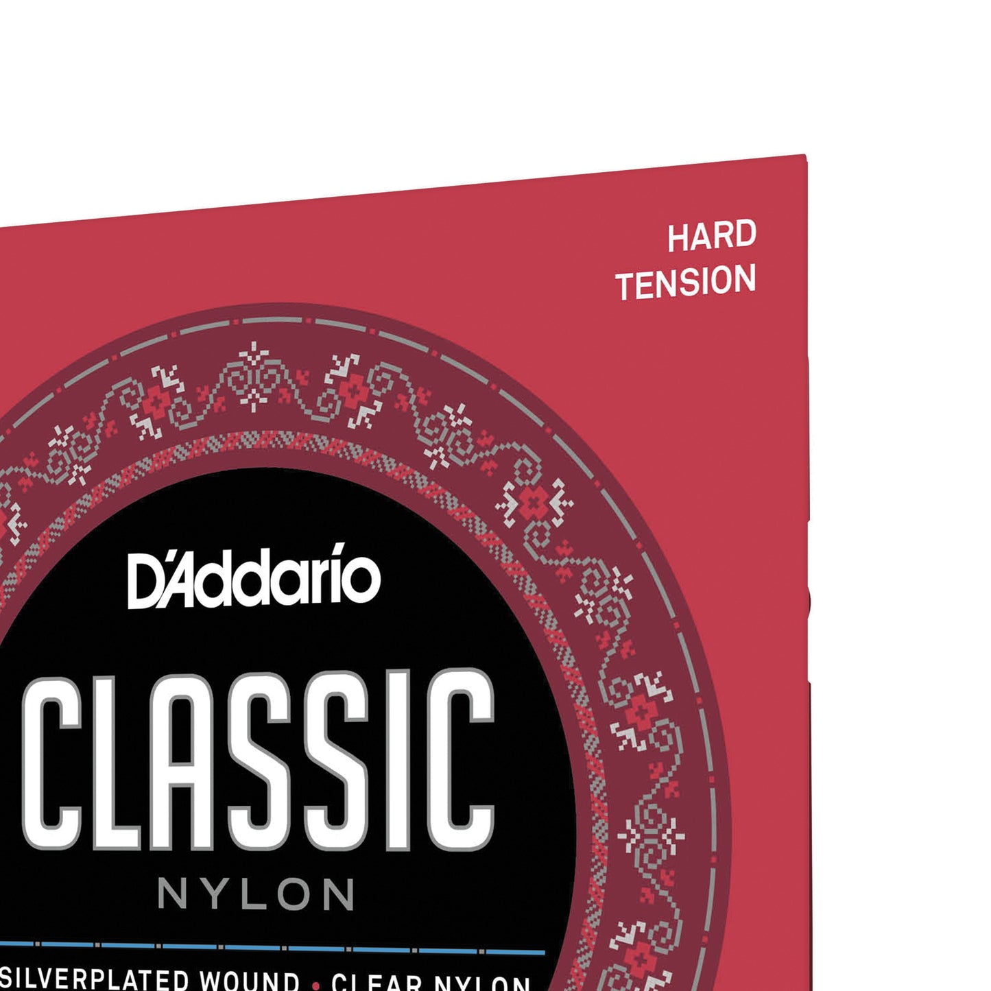DAddario EJ27H Student Nylon Classical Guitar Strings, Hard Tension