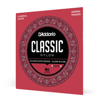 DAddario EJ27N Student Nylon Classical Guitar Strings, Normal Tension