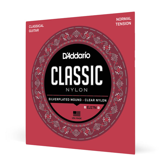 DAddario EJ27N Student Nylon Classical Guitar Strings, Normal Tension