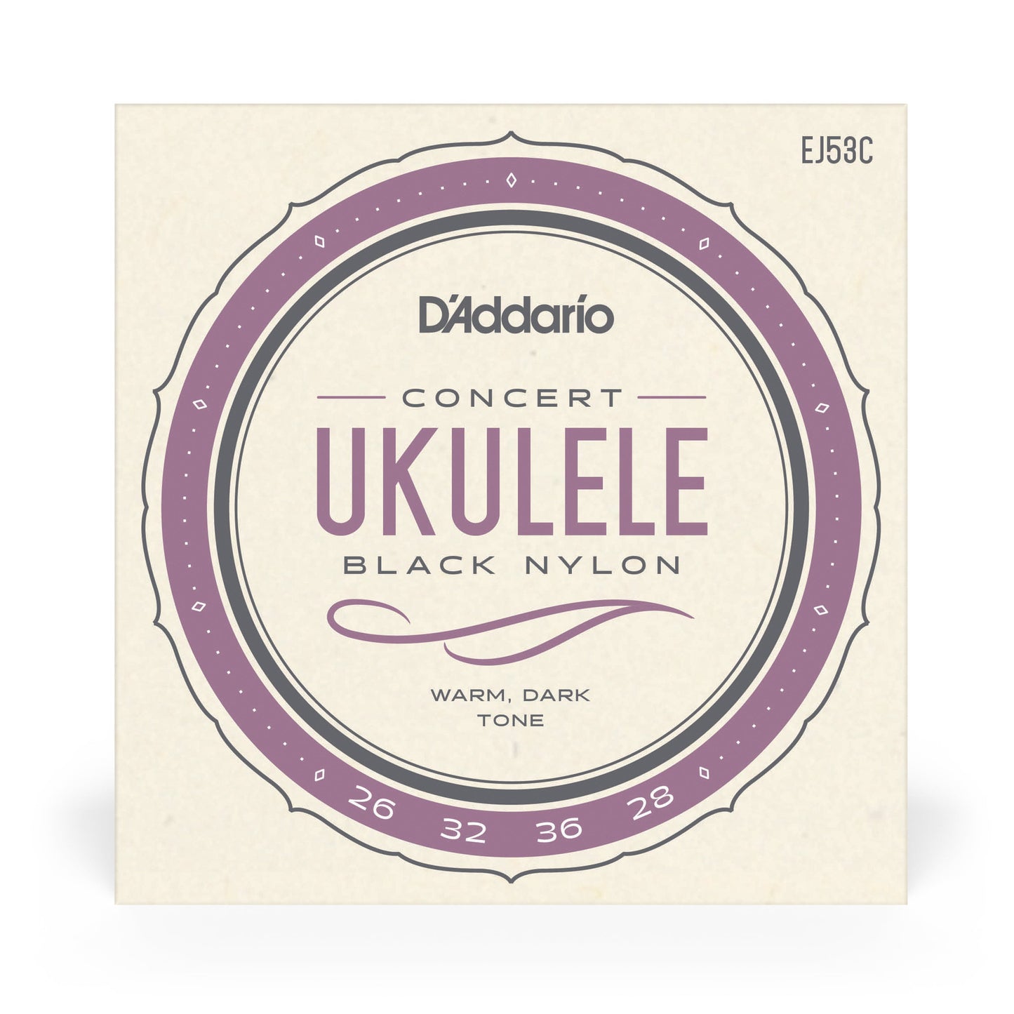D'Addario EJ53C Pro-Arté Rectified Ukulele Strings Hawaiian-Concert