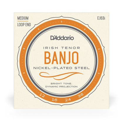 D'Addario EJ63i Irish Tenor Banjo Strings Nickel 9-30