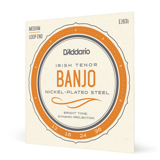 D'Addario EJ63i Irish Tenor Banjo Strings Nickel 9-30