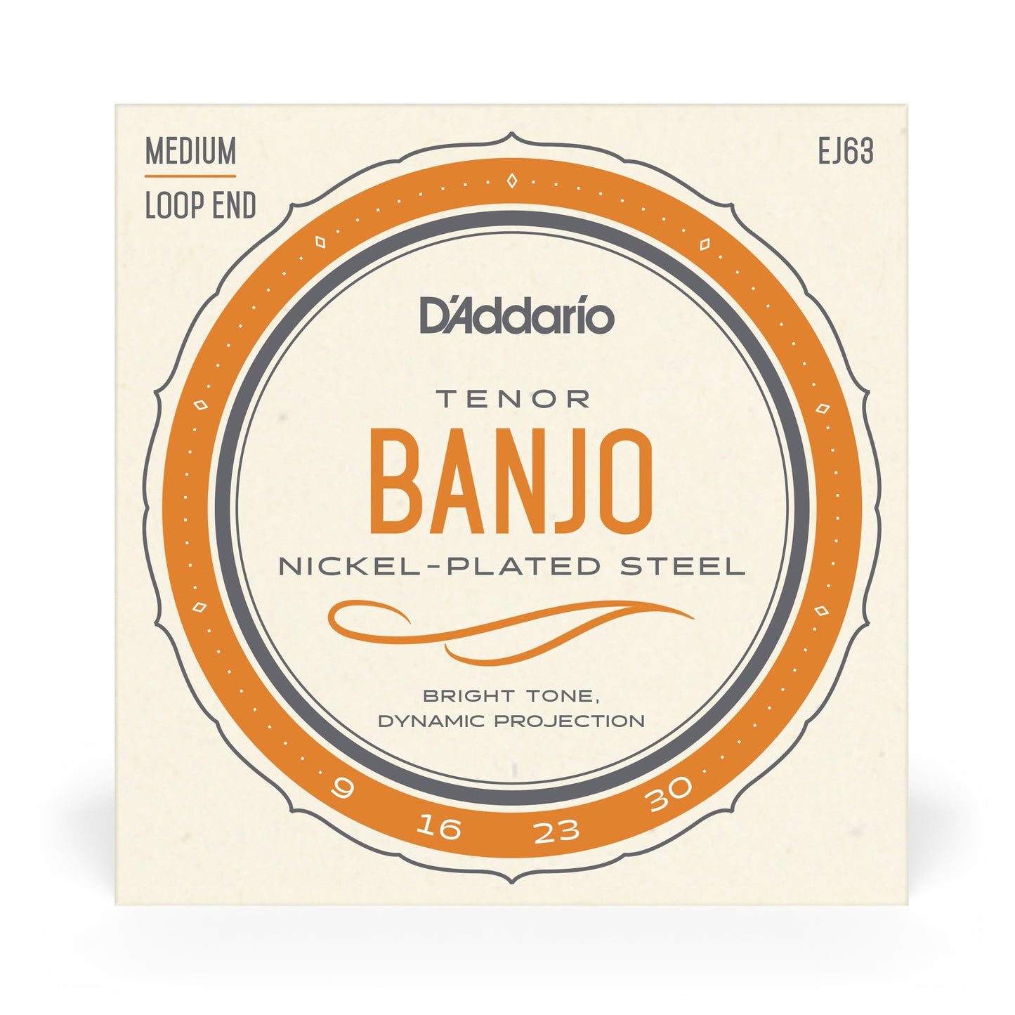 D'Addario - EJ63 - Nickel Banjo Tenor Strings - Banjo Strings