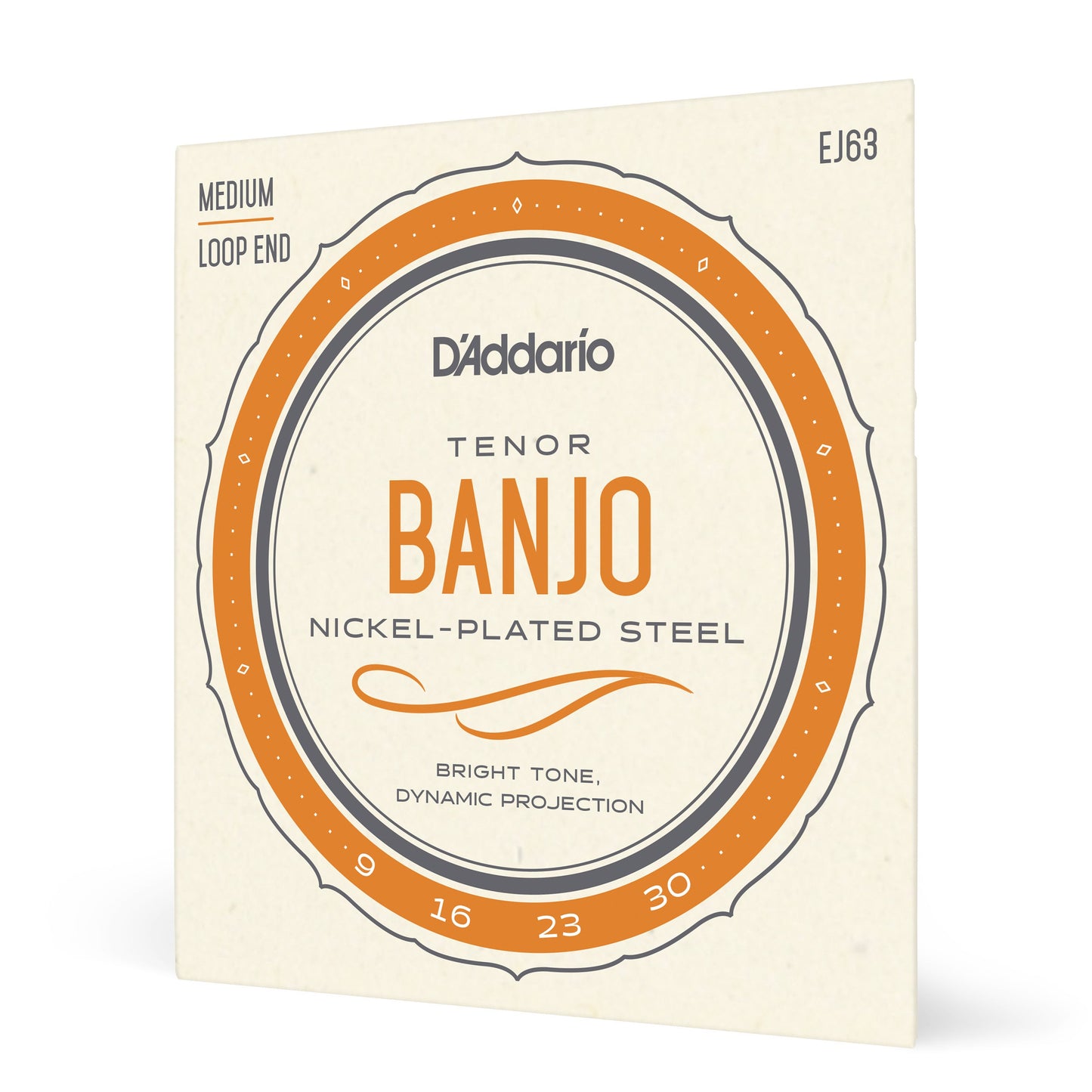 D'Addario - EJ63 - Nickel Banjo Tenor Strings - Banjo Strings