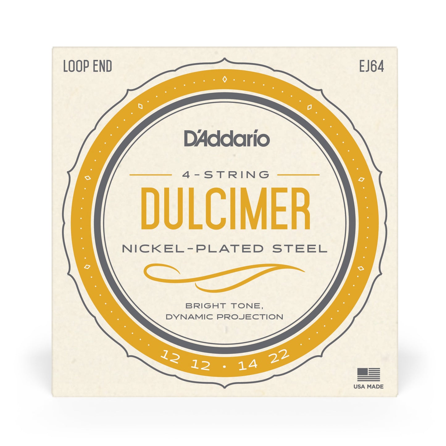 D'Addario  EJ64 4-String Dulcimer Strings