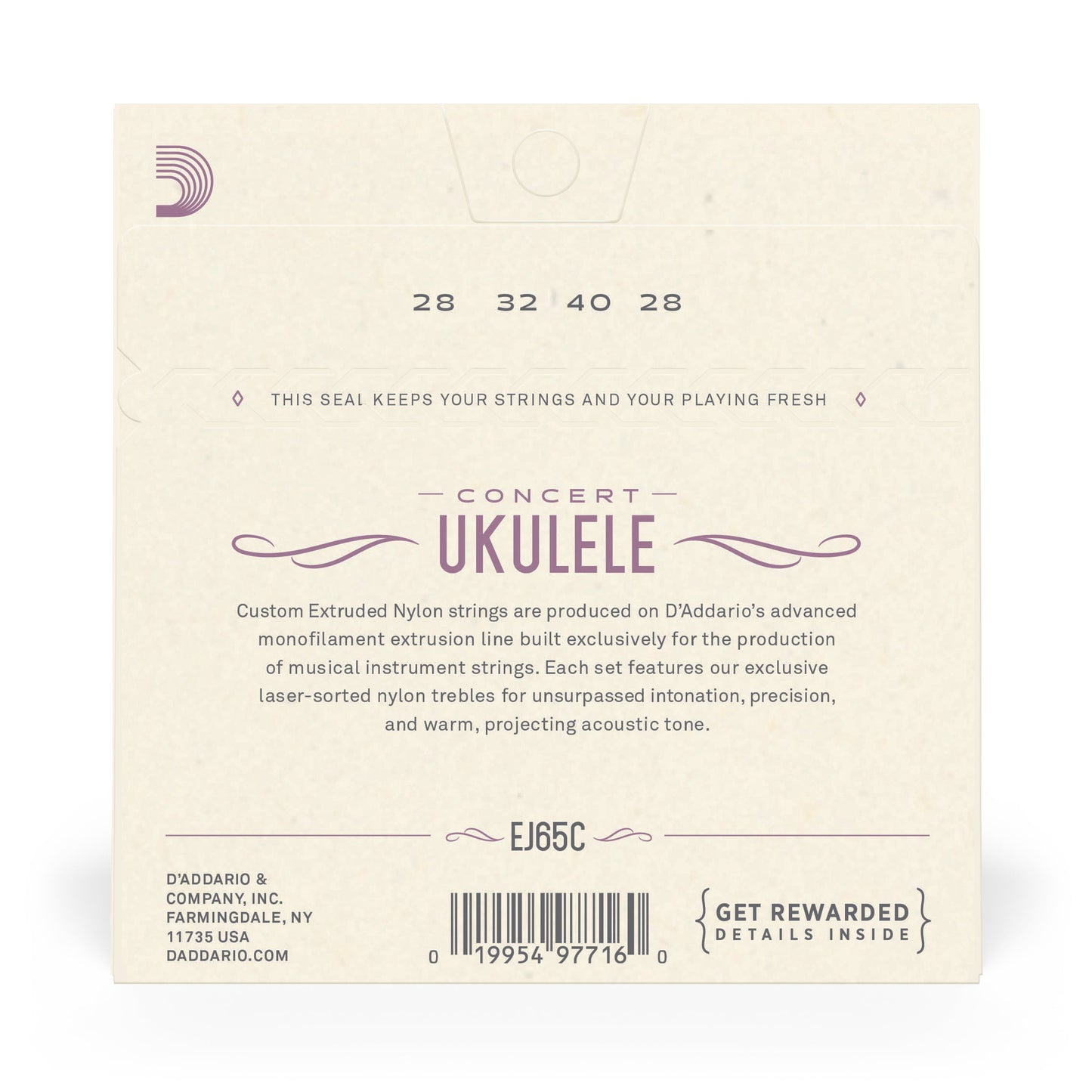 DAddario J65C Concert Ukulele Strings