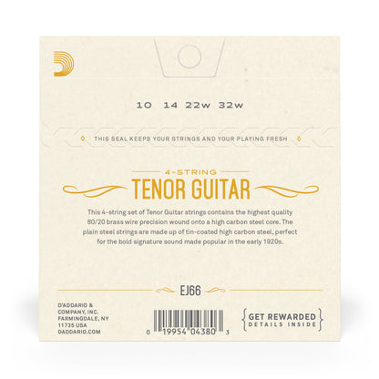 D'Addario EJ66 Tenor Guitar Strings