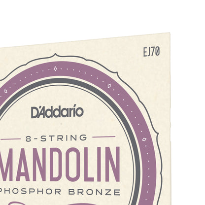 D'Addario EJ74 Mandolin Strings, Phosphor Bronze, Medium w/ Ball End 11-38