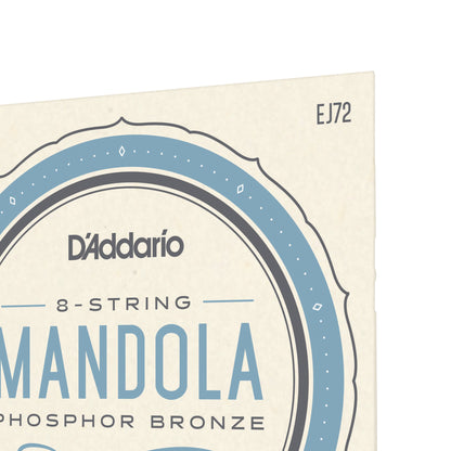 D'Addario EJ72 Phosphor Bronze Mandola Strings, Light, 14-49