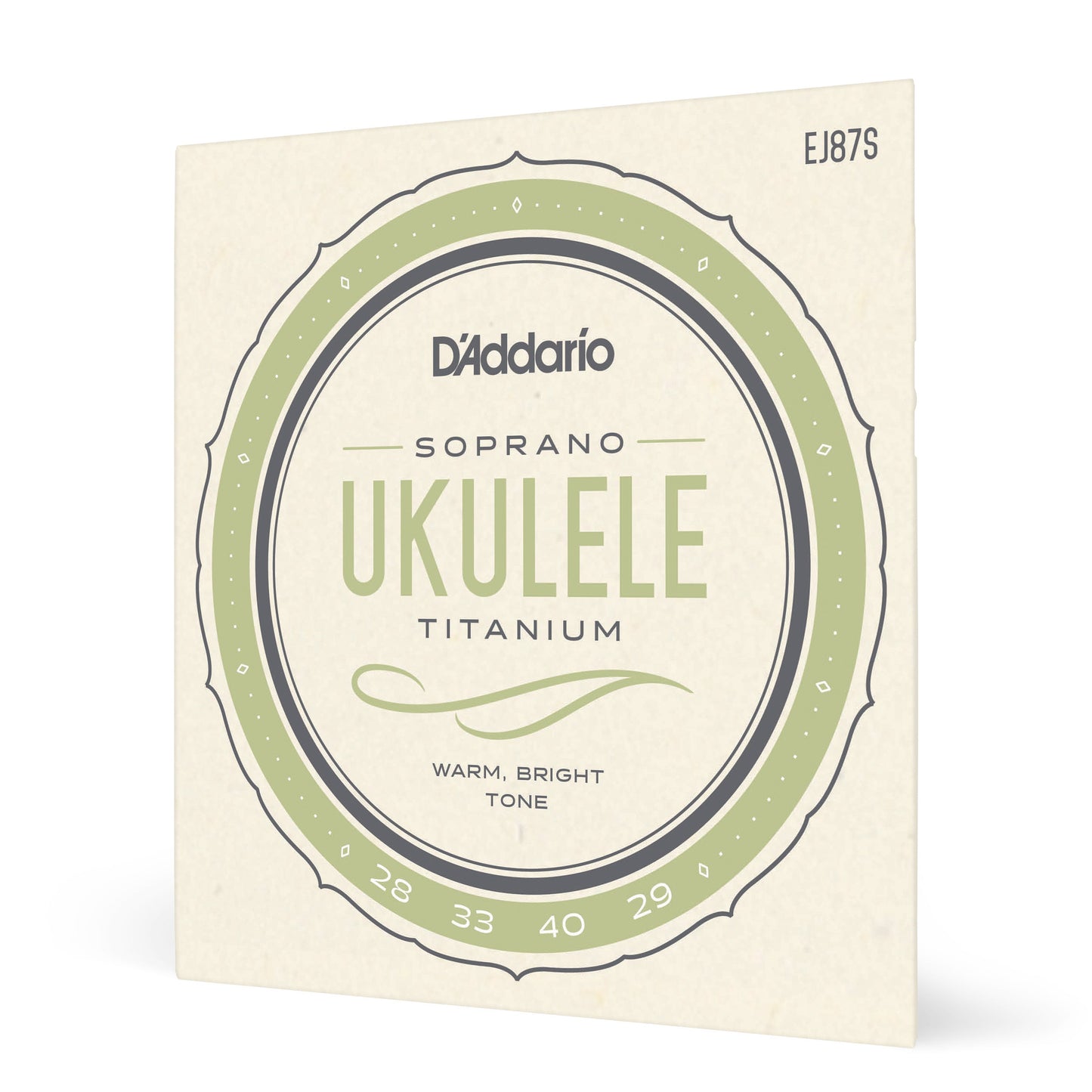 DAddario EJ87S Titanium Ukulele Strings, Soprano