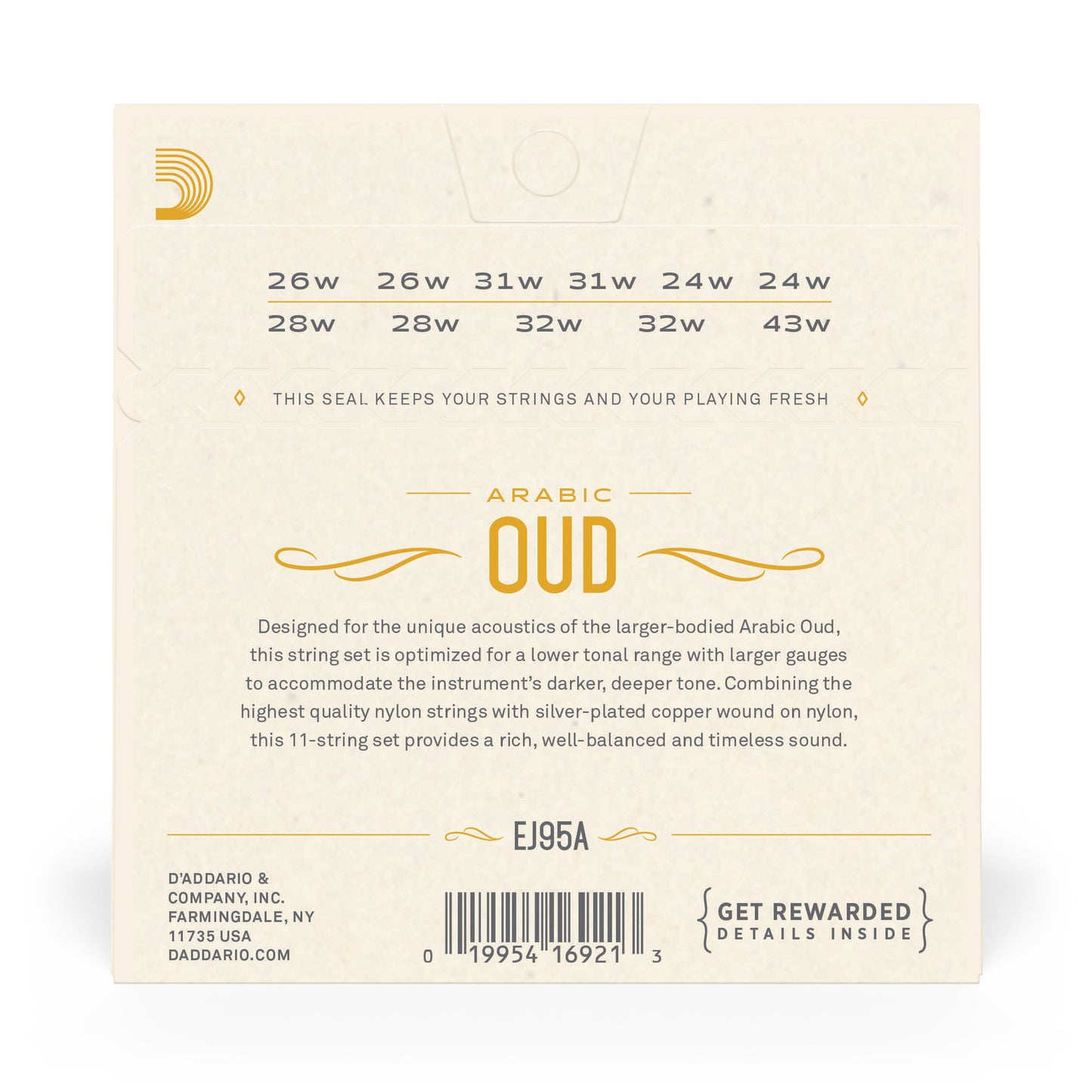 D'Addario EJ95A Arabic Oud Strings