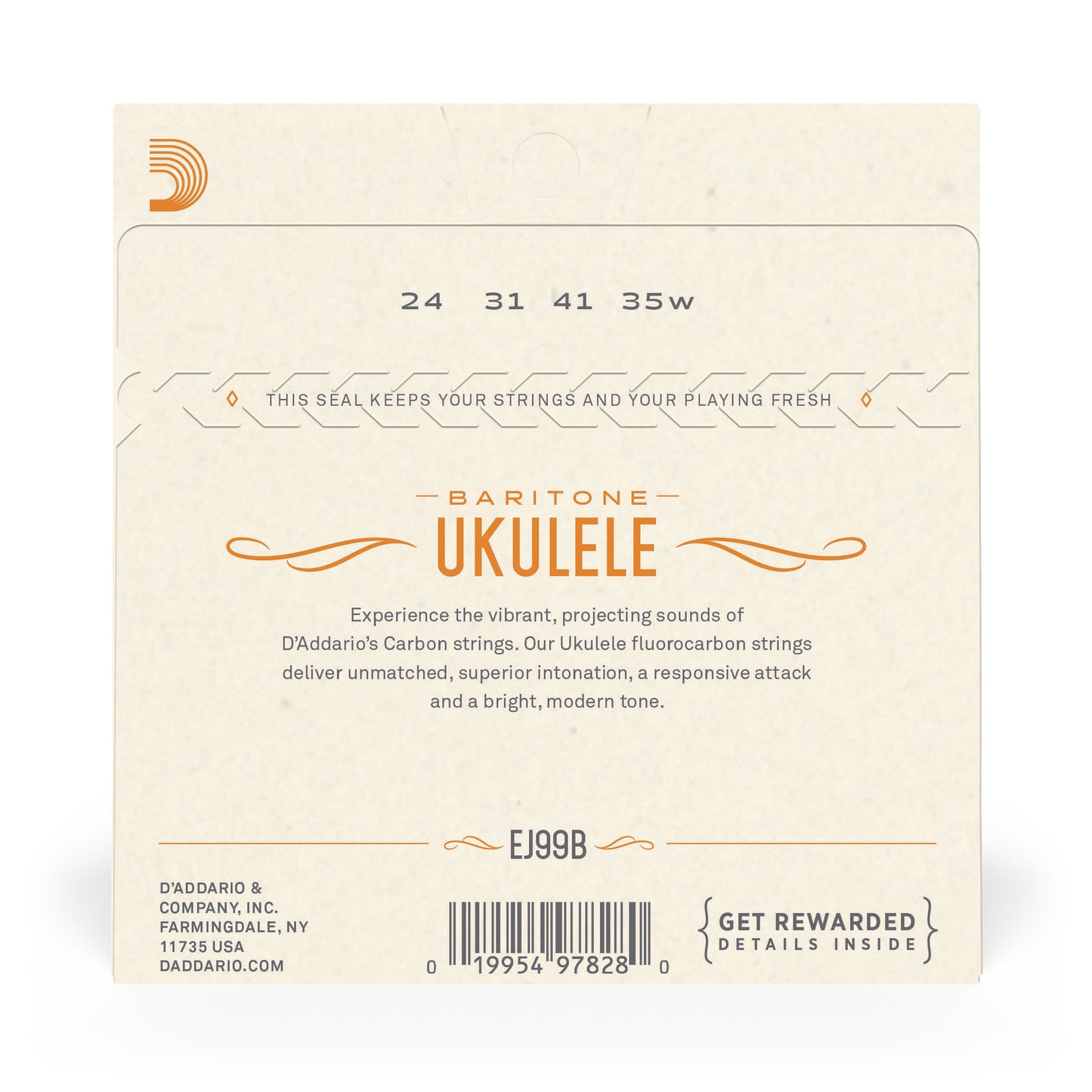 D'Addario EJ99B Pro-Arte Carbon Ukulele Strings (Baritone)
