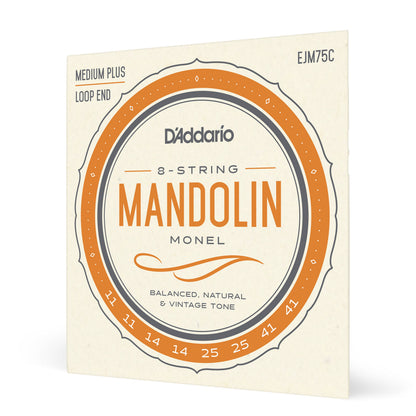 D'Addario EJM75C Monel Mandolin Strings Medium Plus 11-41