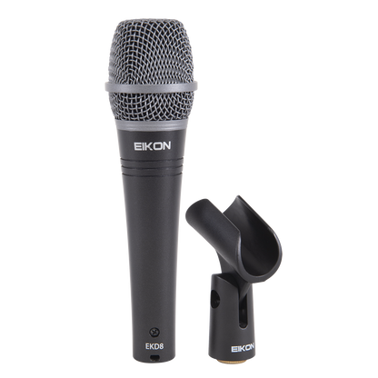 Eikon EKD8 Handheld Vocal Microphone with Bag & Clip